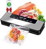 Macchina Sottovuoto per Alimenti Professionale 65 kpa Hilifix, Con sigillo più lungo da 30mm Sigillatore sottovuoto per alimenti freschi sia secchi che umidi, buste per aspirare inclusi