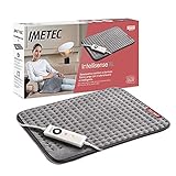 Imetec Intellisense XL, Termoforo Extra Large Schiena e Gambe, Cuscino termico, 38x50 cm, Tessuto Micro Peluche, 5 Temperature, Electro Block di Sicurezza, Riscaldamento Rapido, Lavabile in Lavatrice