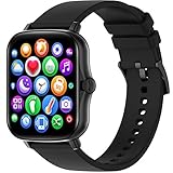 SmartWatch Orologio Fitness Tracker 1.69'' schermo Impermeabile Activity Tracker Contapassi Cardiofrequenzimetro Pressione Ossigeno nel Sangue Meteo Respiratori Interfacce Personalizzate Uomo Donna