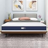 BedStory Materasso Matrimoniale in Memory Foam con Gel e Carbone di Bambù infuso da 20 cm, 160x190cm, Rivestimento rimovibile e lavabile, Materasso con migliore freschezza, antiacaro e ipoallegenico