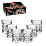 ARCA, Set di 6 Bicchieri Mixology Vetro per Americano, Cocktail, 33 cl