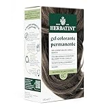 Herbatint Gel Colorante Permanente per Capelli 6C Biondo Scuro Cenere - 170 ml | Senza Ammoniaca, 100% Copertura Capelli Bianchi | per Pelli Sensibili, con 8 Estratti Naturali Bio