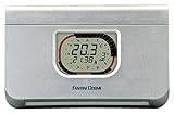 Fantini Cosmi C57C Cronotermostato Settimanale a Batterie, Argento