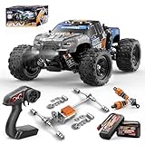 Womaqu Macchina telecomandata professionale Adulti e Ragazzi 1:18 4x4 RC 36 km/h, auto radiocomandata fuoristrada da esterno, resistente agli spruzzi, con Trasmissione in Metallo e 2 Batterie