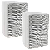 altoparlanti da parete a 2 vie, per impianto stereo HiFi, home theatre, 40 Watt, 8 Ohm