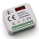 Vidoelettronica® Rx Multi Ricevente Universale 433-900 MHz per Porte e Taparelle Automatiche