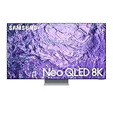 Samsung TV Neo QLED QE55QN700CTXZT, Smart TV 55' Serie QN700C, Neo QLED 8K UHD, Dolby Atmos, Alexa e Google Assistant integrati, Titan Black, 2023, DVB-T2