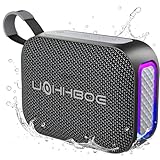 UOHHBOE Cassa Bluetooth Portatile Altoparlante Bluetooth 6.0 20W Batteria 24H Impermeabile IPX5 Luci RGB Stereo TWS Funzione Vivavoce Ricarica USB-C, AUX-in