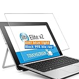 Vaxson 2-Pack Anti Luce Blu Pellicola Protettiva, compatibile con HP Elite x2 1012 G1 12', Screen Protector Film [Non Vetro Temperato] Nuovo