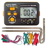 VC4105A Misuratore di resistenza di terra Tester di resistenza di messa a terra digitale 20/200/2000Ω della resistenza di terra Tensione AC 750V