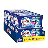 Bio Presto Power Caps Classico, Detersivo Lavatrice Predosato In Capsule, Confezione Da 144 Lavaggi
