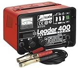 Caricabatterie Starter Telwin Mod.Leader 400 230V, Carica batterie e avviatore per la carica di batterie ad elettrolita libero (WET) con tensione di 12/24Vc/protezione da sovraccarichi