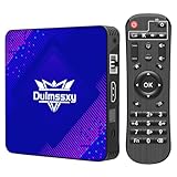 Android tv box, Dulmssxy Smart TV Box Android 13.0 4 GB RAM 64 GB ROM RK3528 Quad-Core 64 bit Cortex-A53 Mali 450 MP2 GPU Supporto 8K 3D 2.4/5.0 GHz WiFi BT5.0 10/100M Ethernet DLNA USB 3.0 H.265
