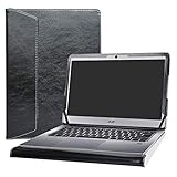 Alapmk Specialmente Progettato PU Custodia Protettiva in Pelle per 14' Acer Swift 3 14 SF314-51 SF314-52 SF314-52G SF314-53G Notebook (Non compatibili con: Swift 3 14 SF314-54 SF314-54G),Nero