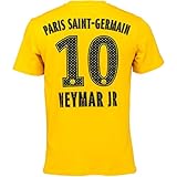 Paris Saint Germain - Maglietta del Paris Saint Germain di Neymar Jr., collezione ufficiale, per uomo adulto, Uomo, giallo, M