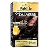 Schwarzkopf, Palette Oleo Intense, Colorazione Permanente, Tinta per Capelli, Crema Colorante Senza Ammoniaca, Copertura dei Capelli Bianchi, Tonalità 4-86 Castano Cioccolato