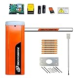 KIT AUTOMAZIONE BARRIERA CON ASTA 5 MT AUTOMATICA STRADALE 230V BARRA ELETTRICA