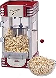 Ariete Popcorn Popper XL Party Time 2953, Macchina Pop Corn, 700gr di Pop Corn in Meno di 2 Minuti, Rosso