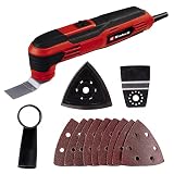Einhell Utensile multifunzione TC-MG 250 CE (250 W, 22.000 fino a 40.000 min^-1, velocità di oscillazione, registrazione utensili magnetici, elettronica di velocità, accessori inclusi)