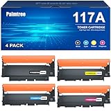Palmtree 117A Toner Compatibile per HP Color Laser 150nw MFP 179fnw 179fwg 150a 178nw 178nwg Pack da 4