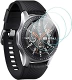 KIMILAR [3 Confezioni Protezione Compatibile con Samsung Galaxy Watch 46mm Pellicola Protettiva, Vetro Temperato Compatibile con Samsung Gear S3 Classic/Frontier Smartwatch