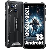 OUKITEL WP32 Téléphone Portable Débloqué, 12Go+128Go Android 13 Smartphone Pas Cher, IP68 étanche, 6300mAh 6' HD+ Display Smartphone 4G, Octa Core Processor, 20MP Panorama Camera, Dual SIM, OTG, WiFi