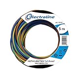 Electraline 25138 Cavo Unipolare N07V-K, Sezione 1x1.5 mm, 5 mt, Marrone/Blu/Verde/Giallo
