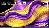 LG OLED evo AI G5 TV 77 pollici, Smart TV 4K, Staffa a muro inclusa, Processore α11 Gen2, Brightness Booster Ultimate, webOS con AI, Dolby Vision e Atmos, VRR e GSYNC 4K@165Hz, OLED77G54LW 2025