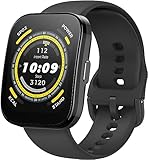 Amazfit Bip 5, 46 mm, Smartwatch, Schermo grande, chiamate Bluetooth, Alexa, GPS, durata della batteria di 10 giorni, fitness tracker con frequenza cardiaca, monitoraggio dell'ossigeno nel sangue
