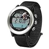 findtime Orologio sportivo da uomo, contapassi, contapassi, per camminare, contapassi, con calorie bruciate, distanza di allenamento 5 ATM, orologio digitale impermeabile da uomo
