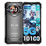DOOGEE S200 X 5G Cellulari, 32GB + 512GB (2TB), 10100mAh/33W, Rugged 5G Smartphone, 100MP + 20MP (Vision Nocturne) + 20MP Telefono, 6,72 pollici FHD+ 120Hz + 1.32' AMOLED Smartphones Nero