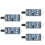 Sustvita IR Flame Sensor Module, Sensore di rilevamento della fiamma 5 PC SmartSense per rilevare la fiamma, i sensori di fuoco a infrarossi