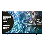 Samsung TV QE75Q60DAUXZT QLED 4K, Smart TV 75' Quantum processor Lite 4K, AirSlim, DVBT-2, Q-Symphony & OTS Lite, Integrato con Alexa e Bixby, compatibile con Google Assistant, Titan Gray 2024