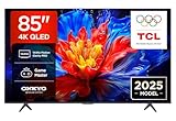 TCL 85P8K QLED 4K HDR Ultra HD 85' QLED TV with Google TV Technology (Dolby Vision and Atmos, Motion Clarity Pro 144Hz, FreeSync, Onkyo 2.1 Audio, Google Assistant Compatible)