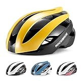 ROCKBROS Casco Bici, Casco Bici da Corsa, Casco da Ciclismo per MTB Bicicletta, Casco Regolabile Leggero, Casco Bici Uomo Donna, Circonferenza 55-61 CM, 4 Colori
