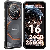 Blackview Fort 2 Rugged Smartphone, 10.7mm/245g, 24GB+256GB/2TB Telefono Indistruttibile Android 16, Gemini AI, Display 6,56' HD+ 90 Hz, IP69K Impermeabile Celluare Antiurto, NFC/GPS/2 Anni Garanzia