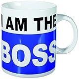 Mug XL/Stampa I Am The Boss/Materiale : Porcellana/Dimensioni : 15 x 12,5 cm