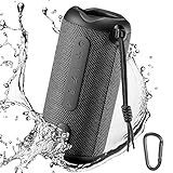 Linkyou Cassa Bluetooth Portatile Potente - Suono Stereo Bassi Potenti Altoparlante Bluetooth, Impermeabile Ipx7, 24H di Autonomia, Bluetooth 5.2