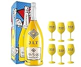 958 EXTRA DRY MAGNUM 3 LITRI JEROBOAM IN ASTUCCIO CON 6 BICCHIERI SANTERO